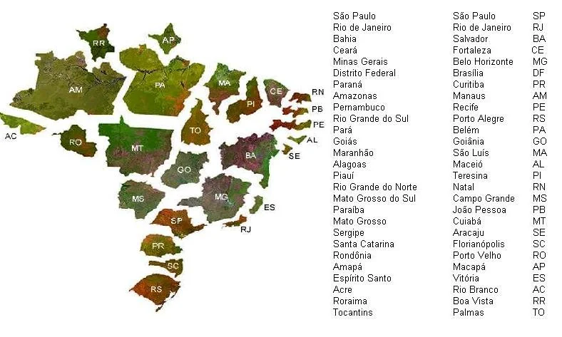 Regiões atendidas 1 map